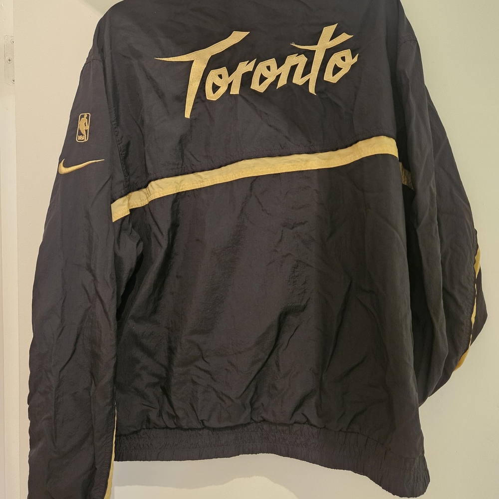 Nike Toronto Black and Gold Windbreaker
